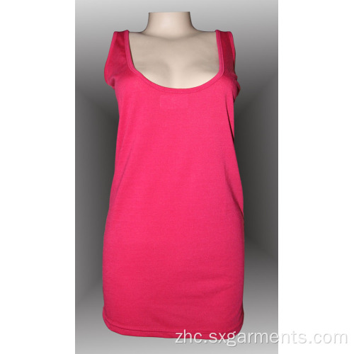 妇女背心100％棉花